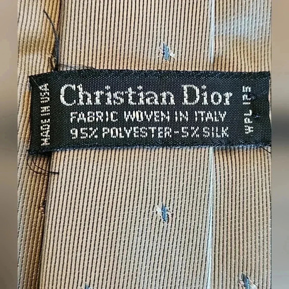 Lot of 12 Designer Ties: Dior, Gucci, Burberry, Celine, J. Crew - Picture 8 of 13